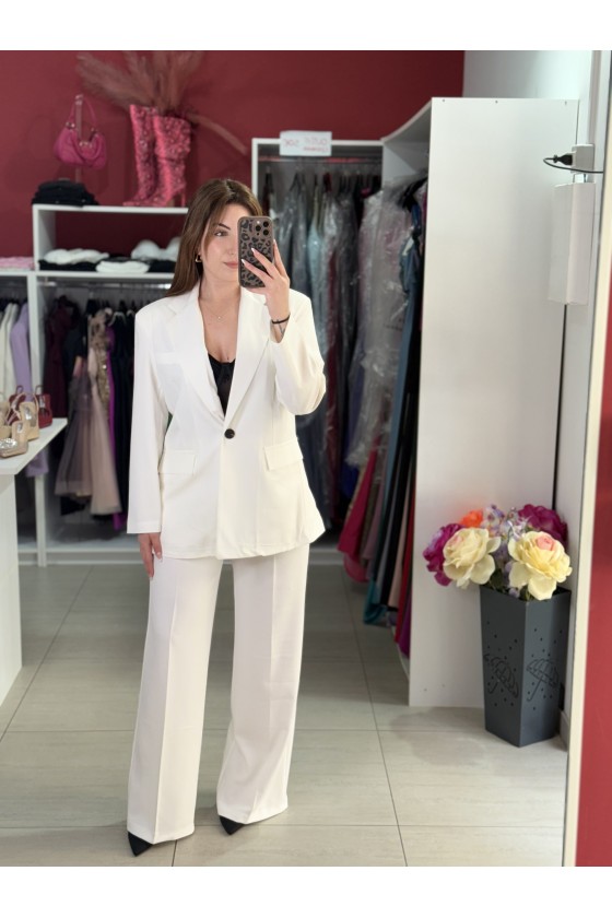 Tailleur Over Bianco