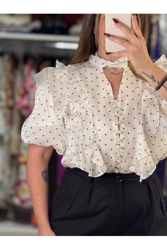 Camicia Pois Voilant