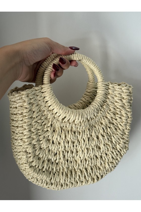 Borsa Intreccio Panna