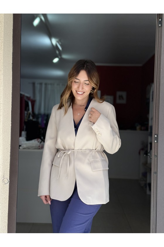 Giacca Coreana Beige