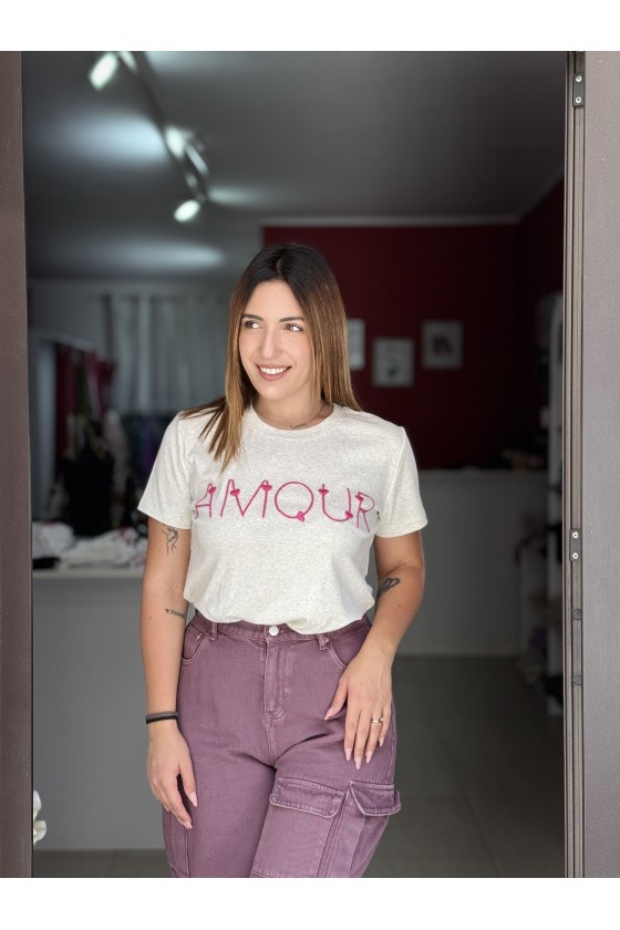 T-Shirt Amour Grey