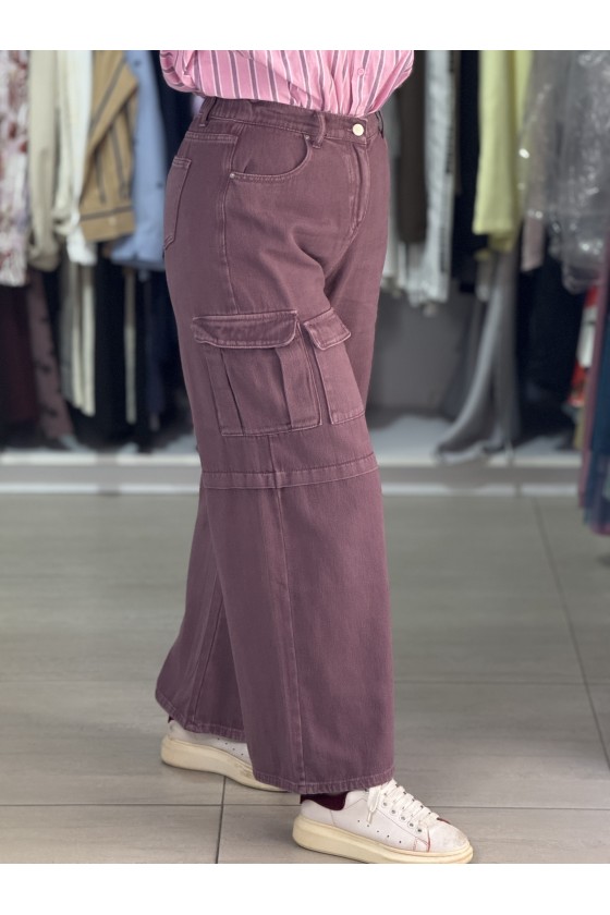 Jeans Cargo Violet