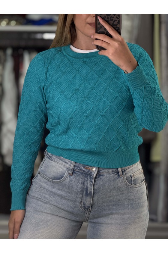 Pull Filo Turchese