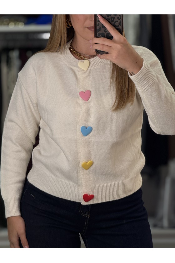Pull/Cardigan Cuori