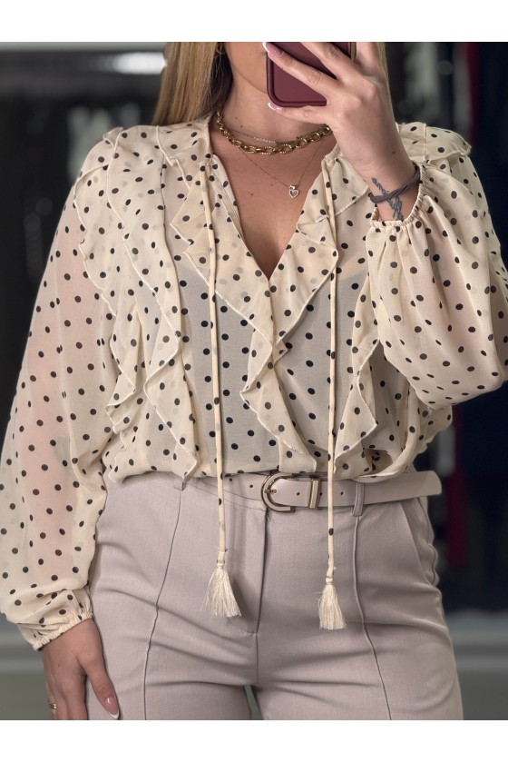 Blusa Velata Pois