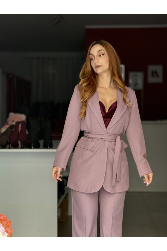 Tailleur Cintura Rosa Antico