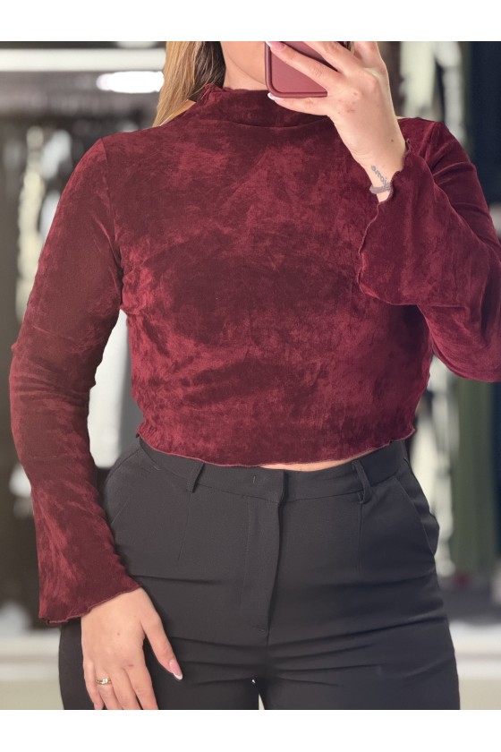 Top Vellutino Bordeaux