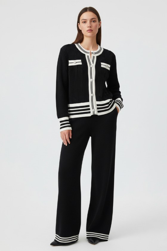 Completo In Maglia B&W