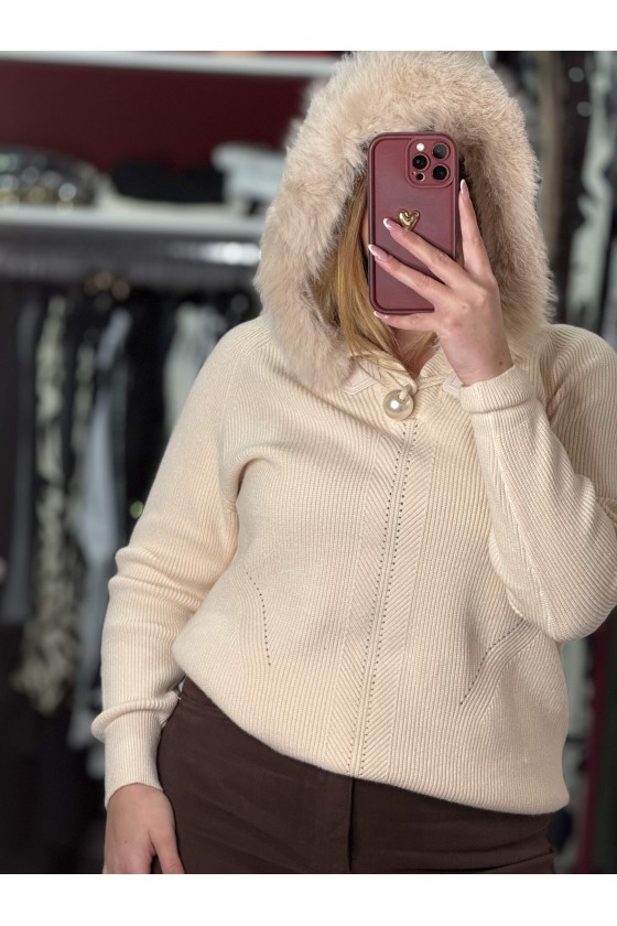 Pull Cappuccio Panna