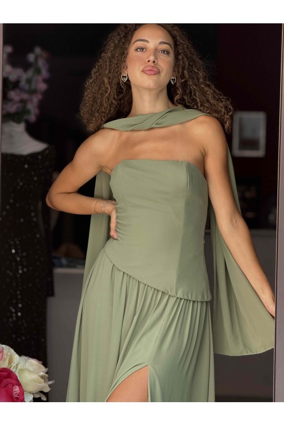 CHANEL DRESS OLIVA