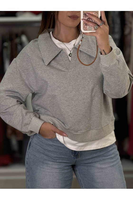 Felpa Shirt Grey